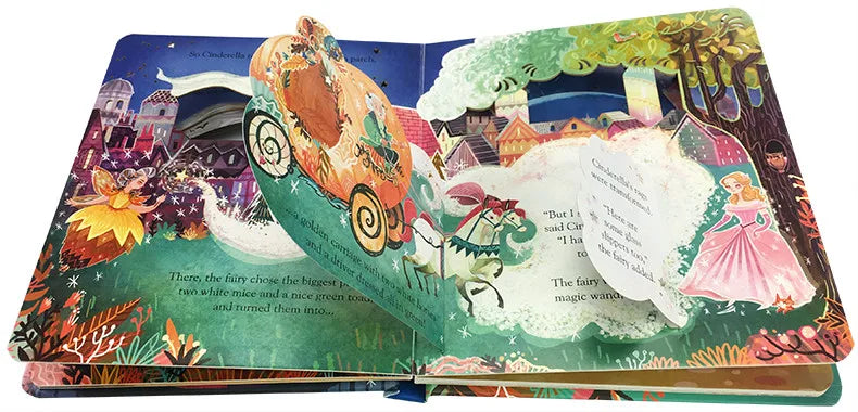 Usborne Books Peep Inside a Fairy Tales English Story Picture Books Bedtime Reading for Toddlers Children Gifts Montessori Toys - LearnPlay Labs