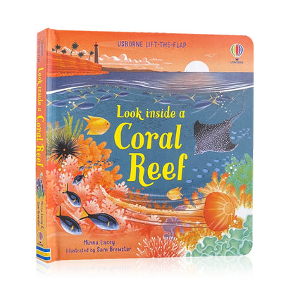 Usborne Books Look Inside English Cardboard Book for Kids Learning Toys Bedtime  Reading Activity Gifts Montessori Materials