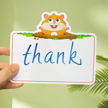 Kids Montessori Learning English Words Card Pocket Flash Cards Early Educational Toys For Children Classroom Supplies Gift - LearnPlay Labs