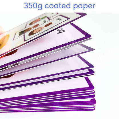 Kids Montessori English Words Learning Card Pocket Flashcards Early Educational Toys Classroom Supplies Teaching Aids - LearnPlay Labs