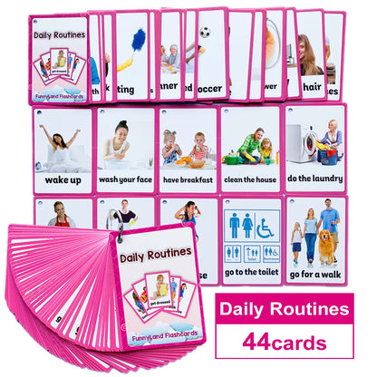 Feelings Emotions Illness English Word Card Flash Card Learning Educational Toy for Kids Children Pocket Card Gifts  Montessori - LearnPlay Labs