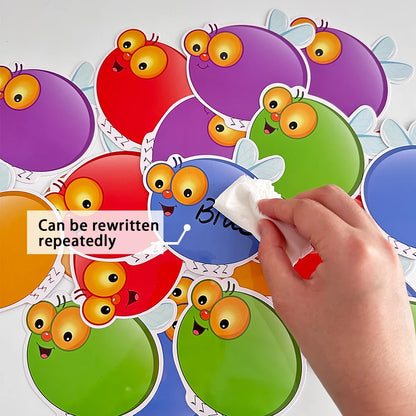 Kids Montessori Learning English Words Card Pocket Flash Cards Early Educational Toys For Children Classroom Supplies Gift