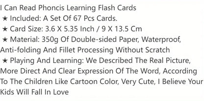 107 Groups/set Roots English Phonics Flash Cards Kids Montessori Learning Educational Toys For Children Teaching Aids Baby Card - LearnPlay Labs