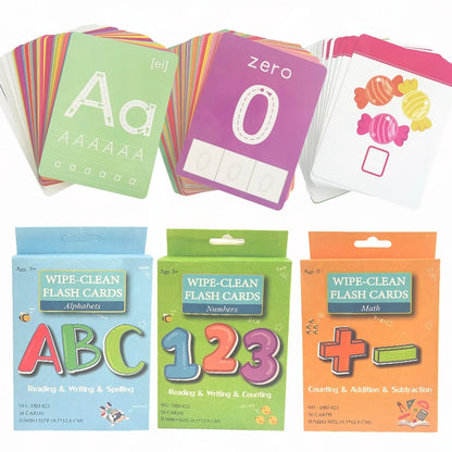Engaging 36-Card Set: Children's Number Cognition Flashcards for Reading Writing Early Math Learning Montessori Educational Toy - LearnPlay Labs