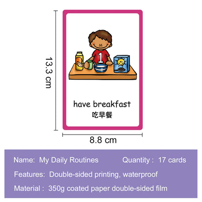 Kids Montessori Learning English Words Card Pocket Flash Cards Early Educational Toys For Children Classroom Supplies Gift - LearnPlay Labs