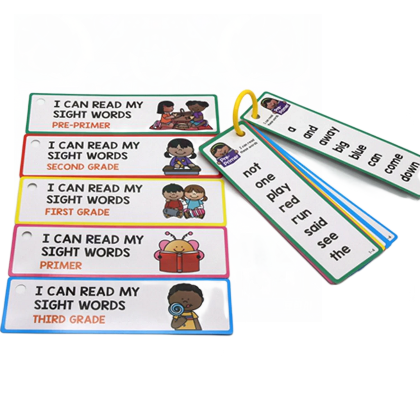 16 high-frequency English word cards Boost Reading Skills with 16 Popular English Word Cards - Perfect for Children's