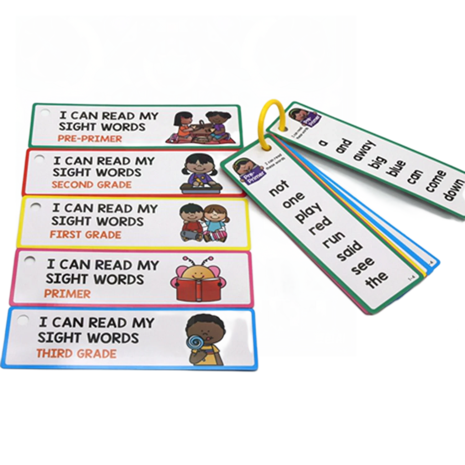 16 high-frequency English word cards Boost Reading Skills with 16 Popular English Word Cards - Perfect for Children's