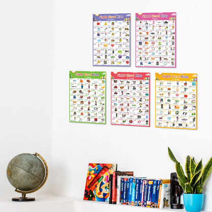 220 English Sight Words Poster Kids Learning Card Homeschool Educational  Classroom Supplies Decora School Posters Flashcards - LearnPlay Labs