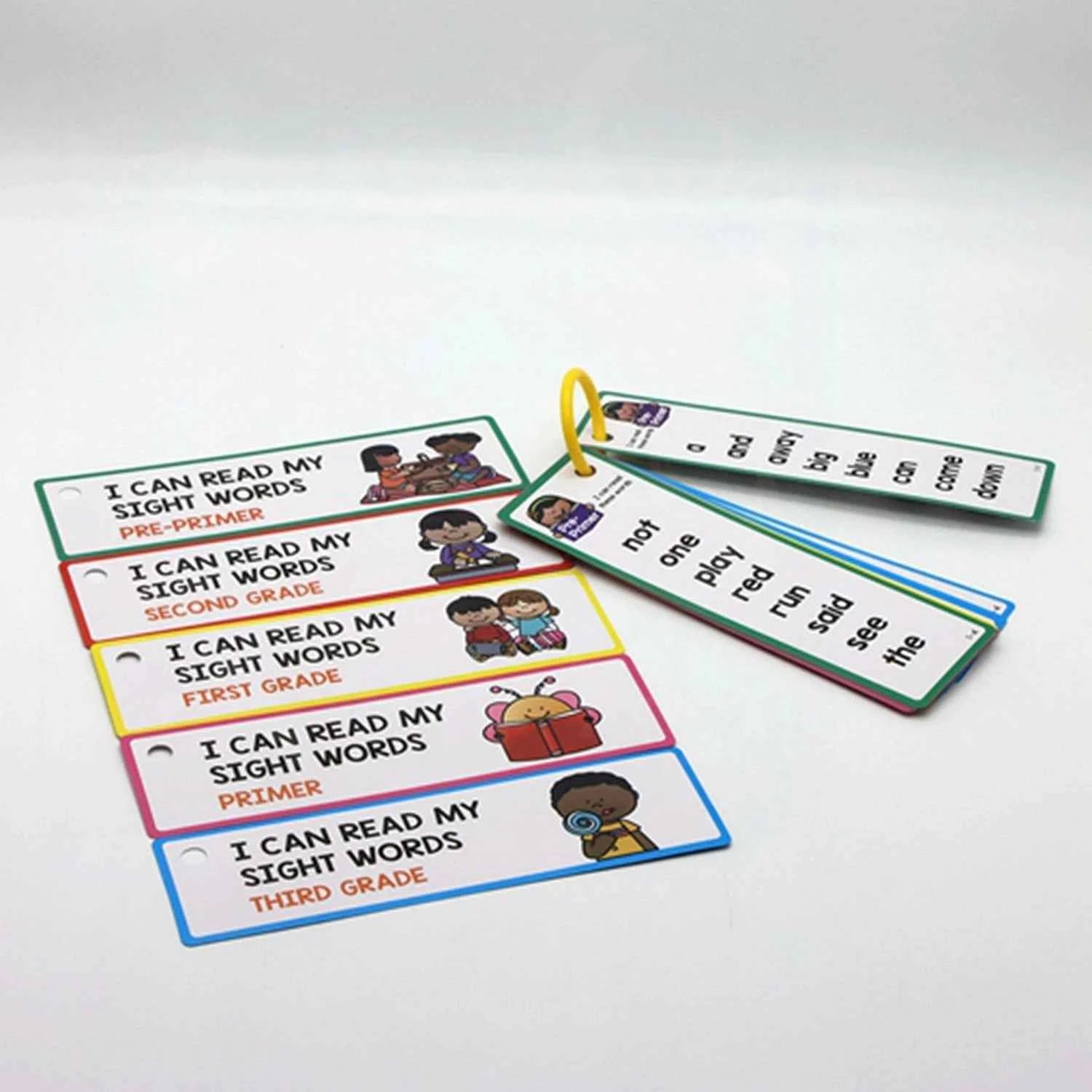 16 high-frequency English word cards Boost Reading Skills with 16 Popular English Word Cards - Perfect for Children's