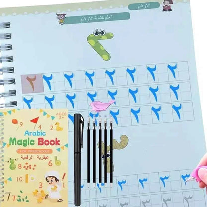 Spanish Magic Books Learning Lettering In Tracing Workbook English Reusable Notebooks for Children French Montessori Writing