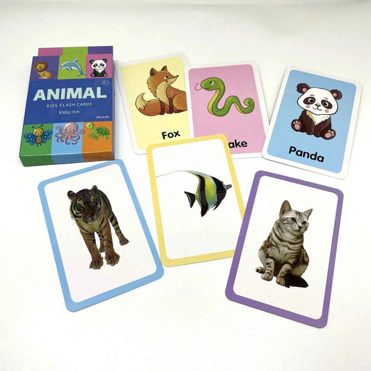 Brand new English vocabulary flashcard teaching tool, helping kindergarten enlightenment literacy, joyful learning toy Education