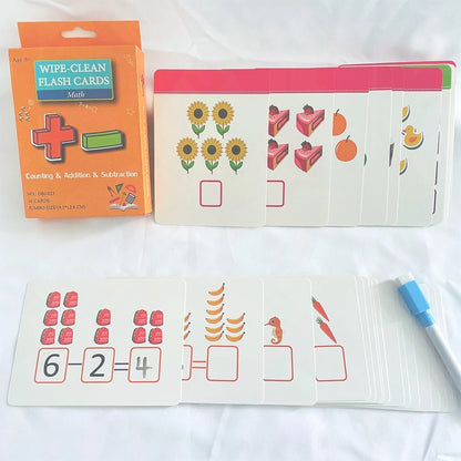 Engaging 36-Card Set: Children's Number Cognition Flashcards for Reading Writing Early Math Learning Montessori Educational Toy - LearnPlay Labs