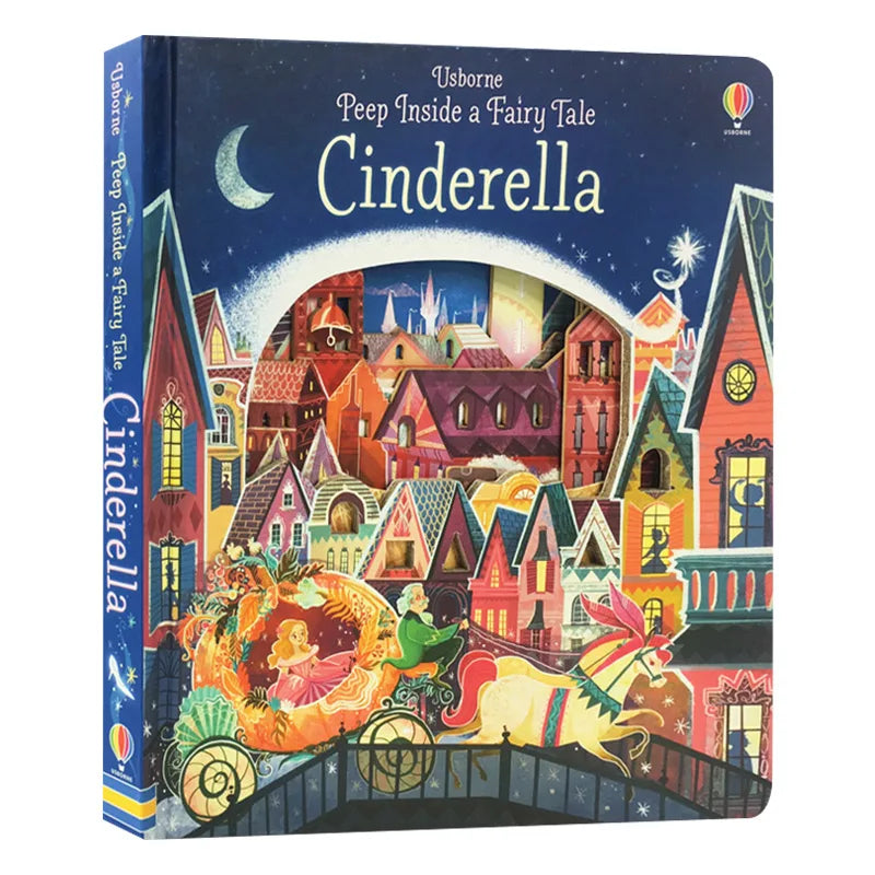 Usborne Books Peep Inside a Fairy Tales English Story Picture Books Bedtime Reading for Toddlers Children Gifts Montessori Toys - LearnPlay Labs
