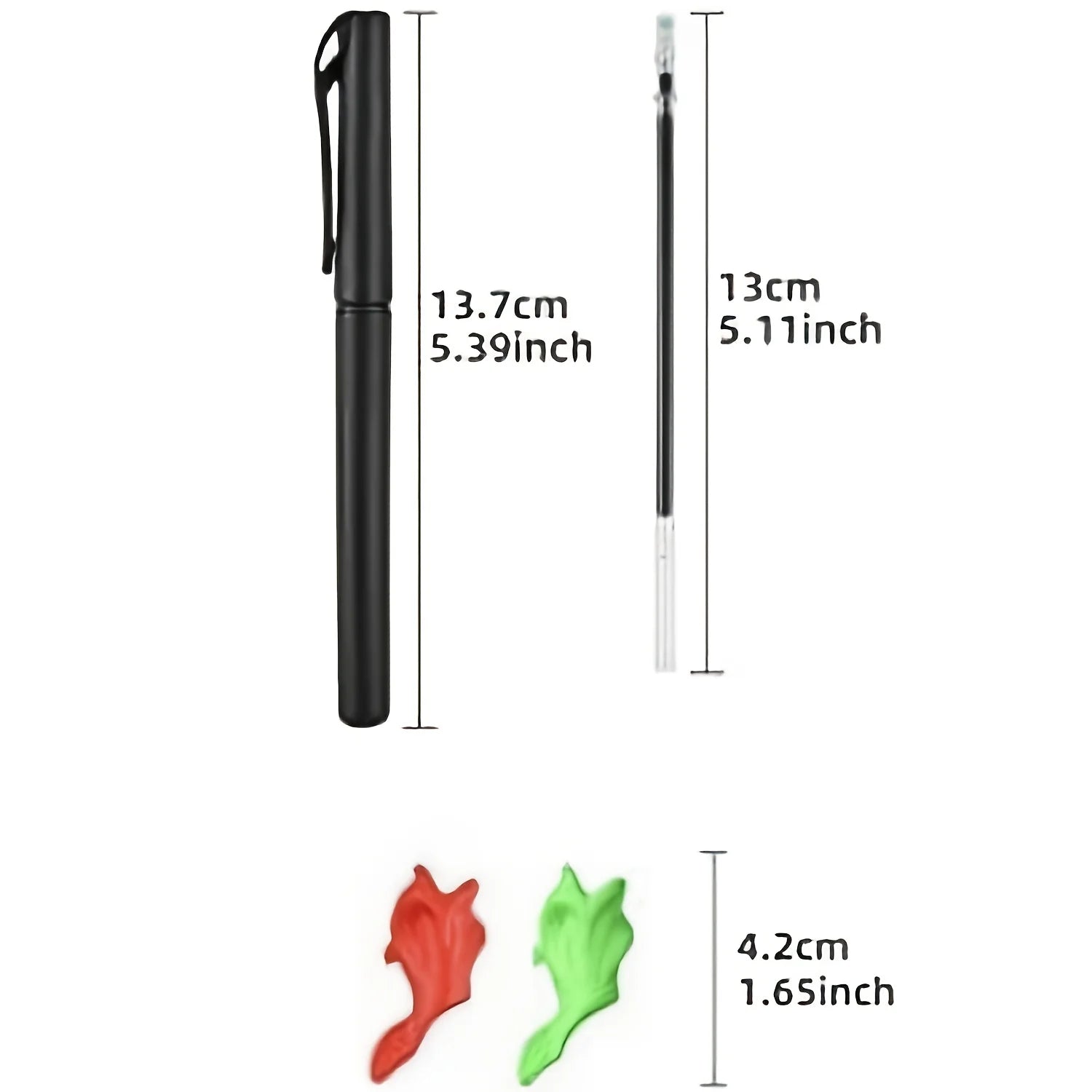1pen case+6refills+1holder Spelling special elimination refill can be used with groove paste or directly practice calligraphy - LearnPlay Labs