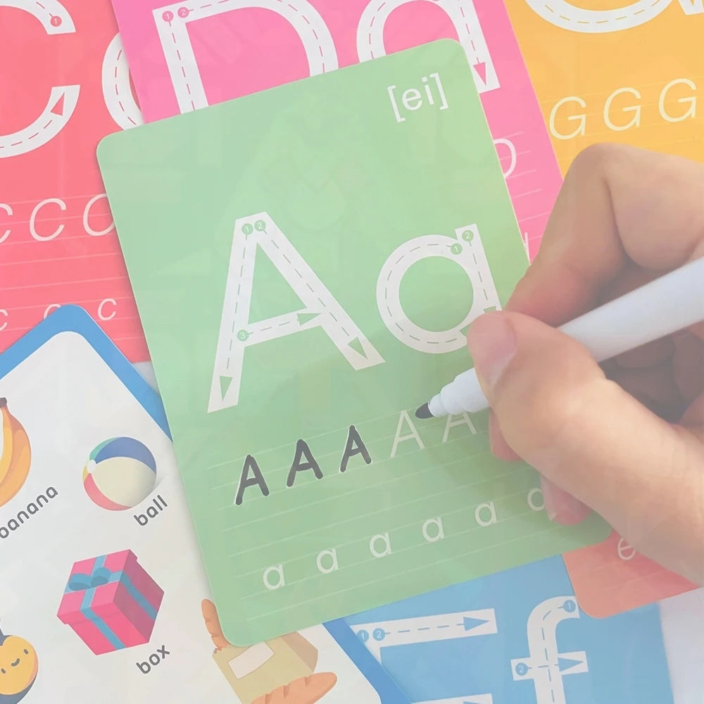Engaging 36-Card Set: Children's Number Cognition Flashcards for Reading Writing Early Math Learning Montessori Educational Toy - LearnPlay Labs