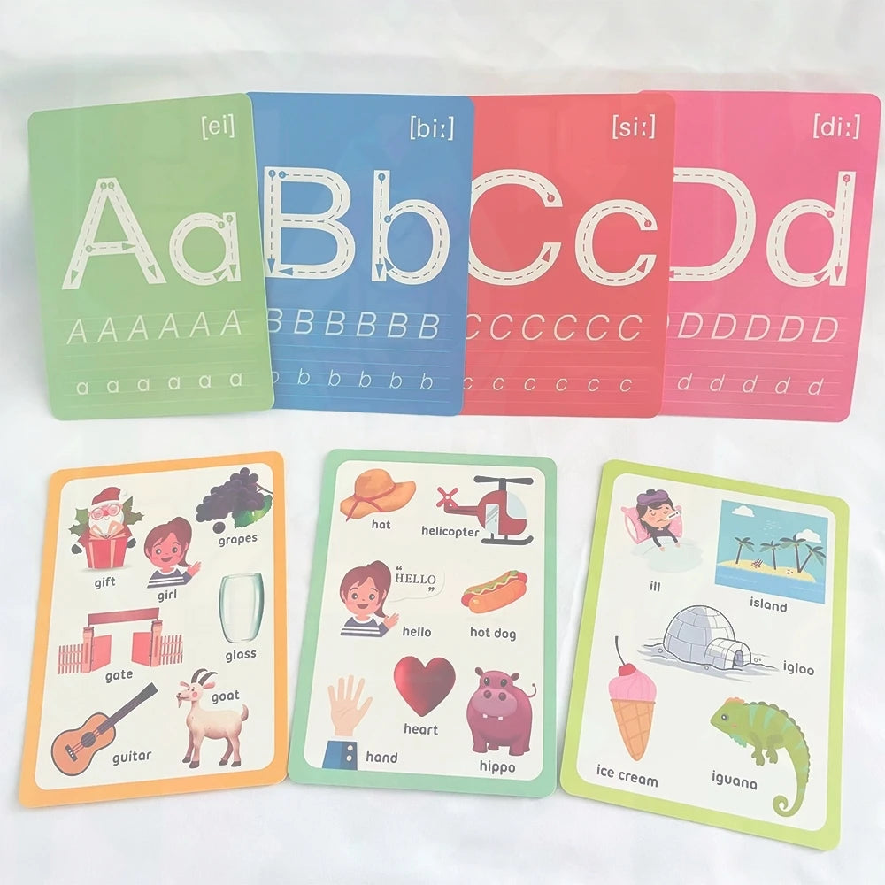 Engaging 36-Card Set: Children's Number Cognition Flashcards for Reading Writing Early Math Learning Montessori Educational Toy - LearnPlay Labs