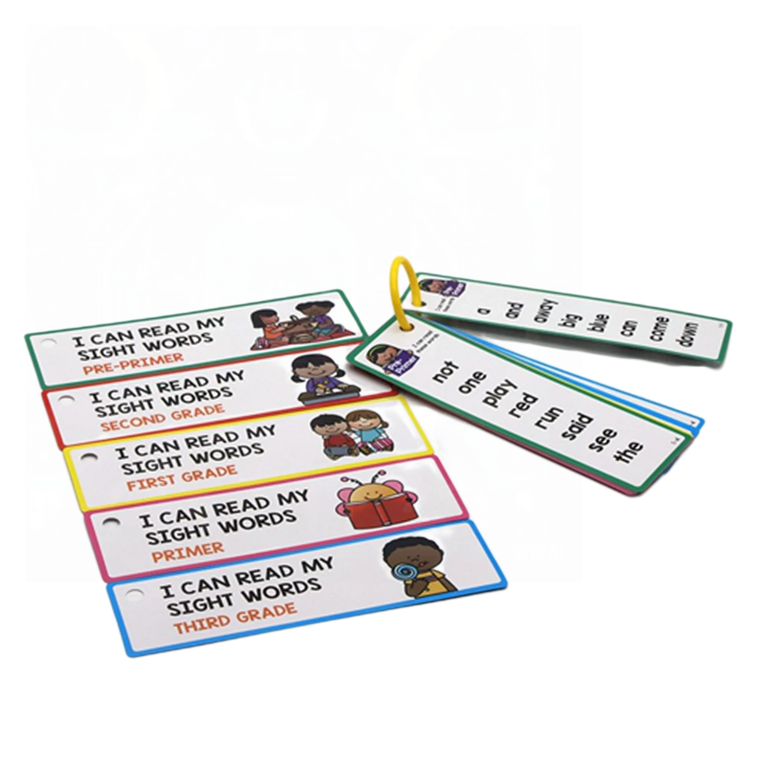 16 high-frequency English word cards Boost Reading Skills with 16 Popular English Word Cards - Perfect for Children's