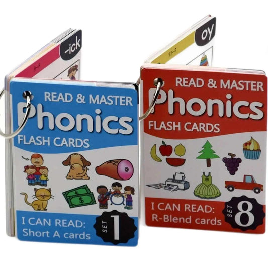English Phonics Flash Cards Kids 107 Groups/set Roots Montessori Learning Educational Toys For Children Teaching Aids Baby Card