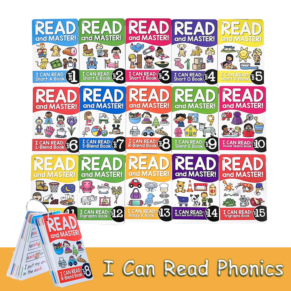 107 Groups/set Roots English Phonics Flash Cards Kids Montessori Learning Educational Toys For Children Teaching Aids Baby Card - LearnPlay Labs
