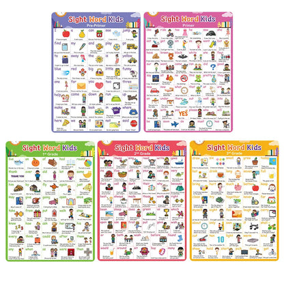 220 English Sight Words Poster Kids Learning Card Homeschool Educational  Classroom Supplies Decora School Posters Flashcards - LearnPlay Labs