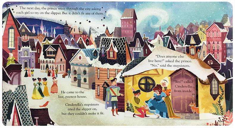 Usborne Books Peep Inside a Fairy Tales English Story Picture Books Bedtime Reading for Toddlers Children Gifts Montessori Toys - LearnPlay Labs