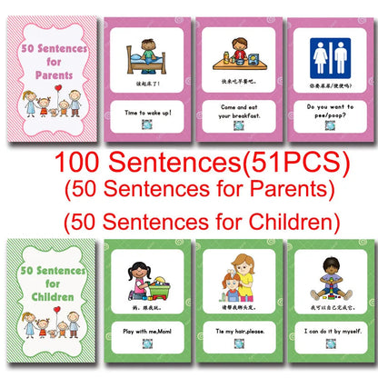 70 Groups Noun English Plurals Kids Montessori English Word Pocket FlashCards Game Learning Educational Toys For Children Games - LearnPlay Labs
