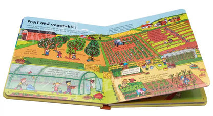 Usborne Books Look Inside English Cardboard Book for Kids Learning Toys Bedtime  Reading Activity Gifts Montessori Materials - LearnPlay Labs